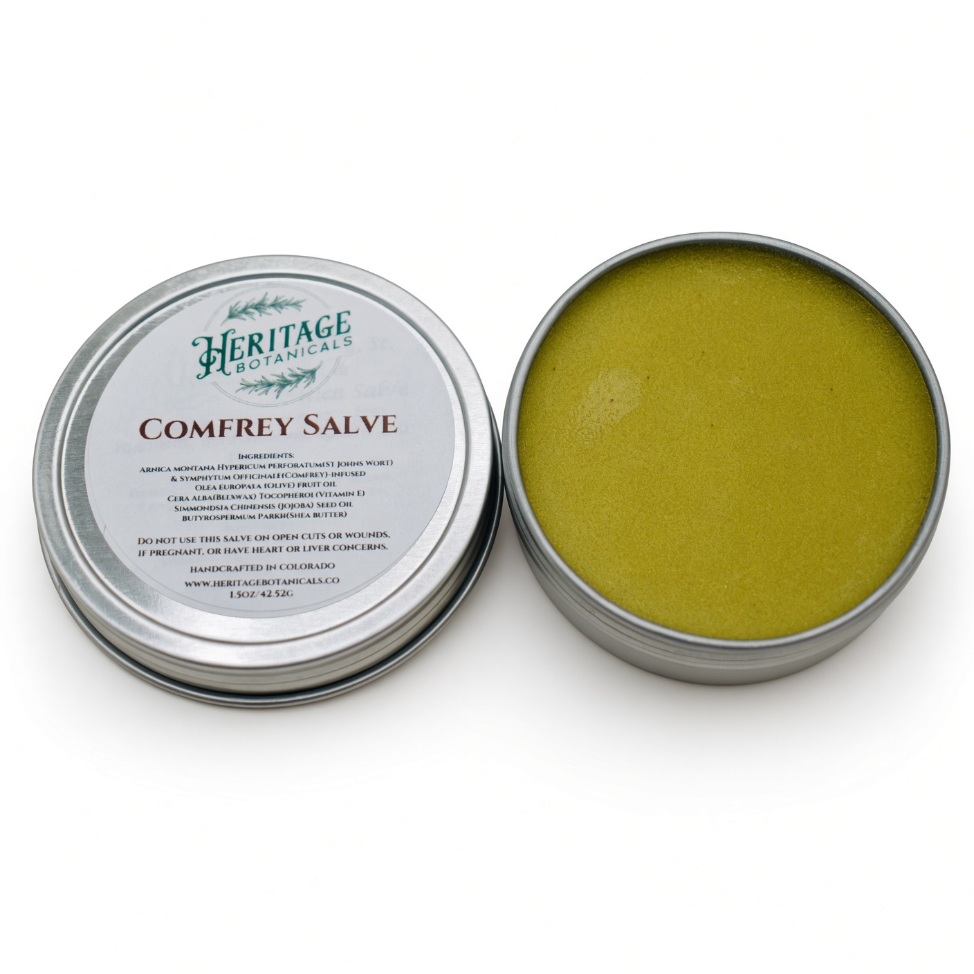 Heritage Botanicals Comfrey Salve Heritage Botanicals Comfrey Salve