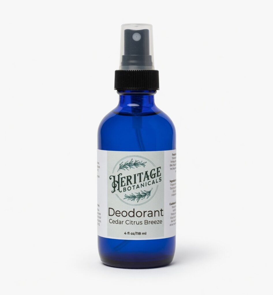 Heritage Botanicals Cedar Citrus Breeze Deodorant